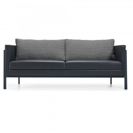 Canapele restaurant - Canapea moderna in stil neo industrial cu 2 locuri - TESLA