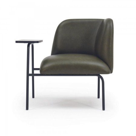 Canapele office - Canapea modulara cu masa incorporata in stil industrial - NOBEL