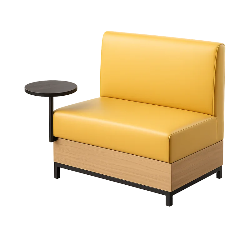 Canapele cafenea - Canapea modulara cu masuta incorporata pentru cafenea - CAGE