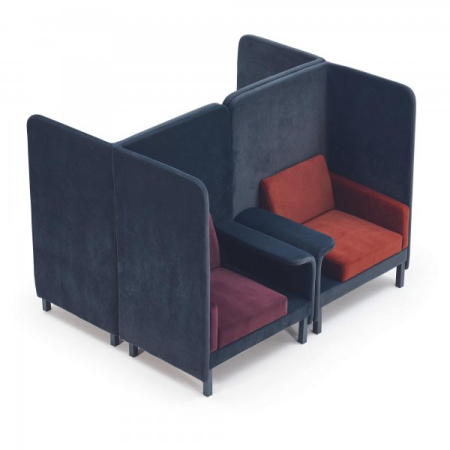 Canapea office cu spatar inalt fono absorbant - EMPERIA [3]