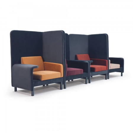 Canapea office cu spatar inalt fono absorbant - EMPERIA [7]