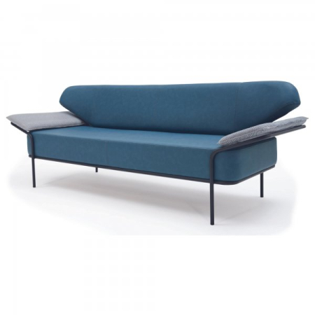 MOBILIER HORECA - Canapea office in stil retro-futurist cu 3 locuri - ARISTO