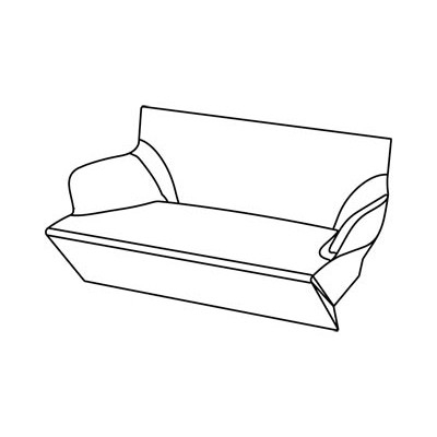 Canapele cu brate plastic rezistente la exterior KAMI YON [2]
