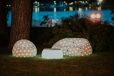 Canapele luminoase pentru exterior din polietilena AIRBALL SOFA [2]