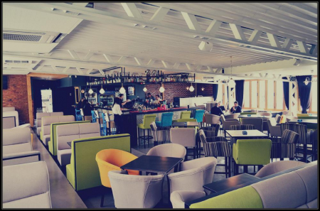 Canapea la comanda pentru restaurant / cafernea in stil Biofilic - JESSY [10]