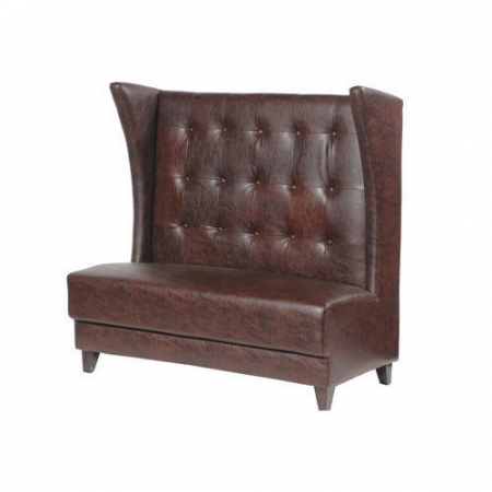Canapele club - Canapea lounge cu spatar tip cesterfield si inalt - DUSTIN