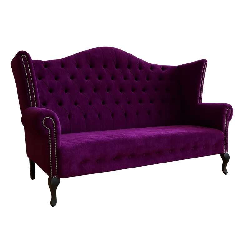 Canapele club - Canapea cu spatar inalt cu nasturi in stil wingback pentru HoReCa - EVO_1040