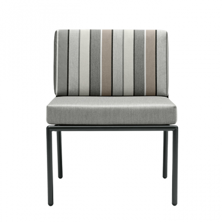 Canapea din metal - Canapele modulare tapitate de exterior ZERO 208