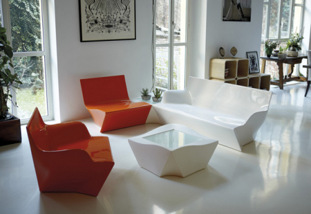 Canapele lounge din plastic pentru terasa - KAMI ICHI [2]