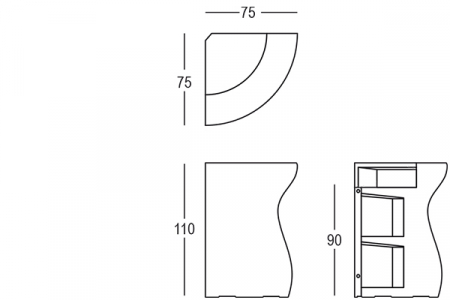 Colt bar modular pentru interior BARTOLOMEO [4]