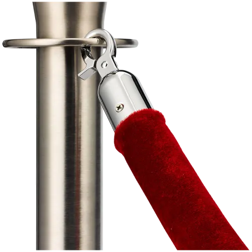 Cordon argintiu pentru stalpi de delimitare - VELOUR [1]