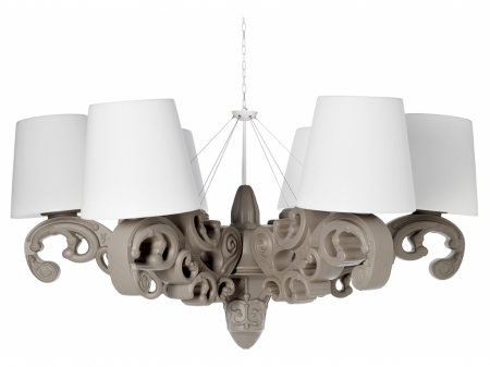 Lampi suspendate - Lustra in stil baroc din plastic multicolor - CROWN OF LOVE