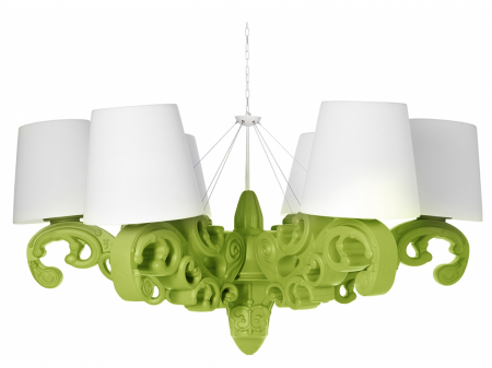 Lustra in stil baroc din plastic multicolor - CROWN OF LOVE [18]