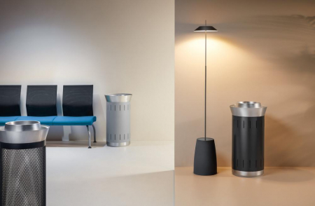 Cos de gunoi reciclabil metalic office birou LAUSANNE [7]