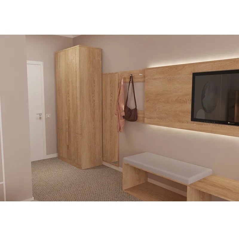Cuier din PAL realizat la comanda pentru hol camera hotel - 004 [1]