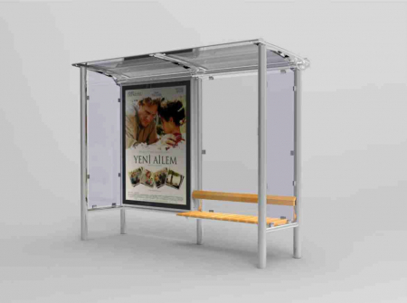 Statii de Autobuz - DAR TIP 2 Mobilier urban stradal Statii de autobuz din otel inoxidabil