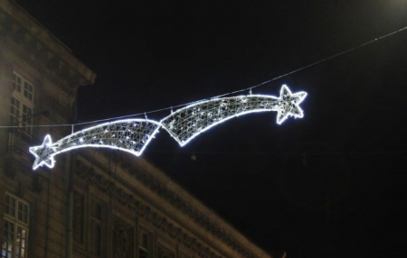 Decoratiuni de Craciun - Decorațiune de Crăciun Cometă 2D