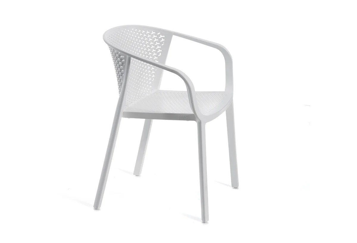 Fotolii din plastic - Demifotoliu de terasa stivuibil pentru HoReCa - GIANET