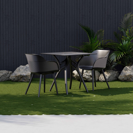 Demifotoliu din plastic pentru exterior - SHELL-P [2]