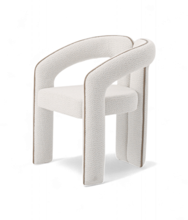 Fotolii din lemn - Demifotoliu tapitat la comanda cu design Contemporary Organic - PERA