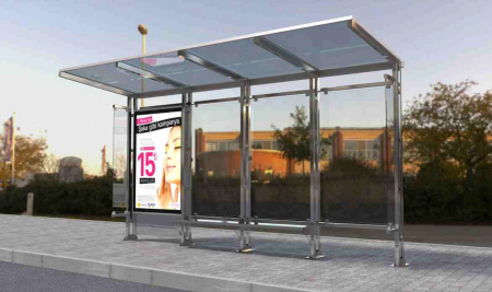 EBRULI 02 Mobilier urban stradal Statii de autobuz din otel inoxidabil [1]