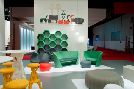 Vitrina bar din plastic, modulara pentru evenimente - HEXA [4]
