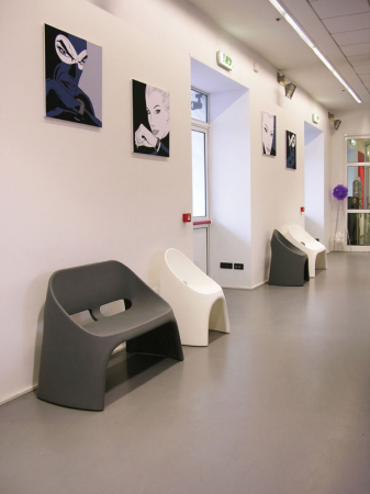 Scaun de terasa cu design futurist sculptural pentru HoReCa - AMELIE [5]