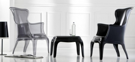 Fotoliu din plastic in stil baroc - PASHA 660 [6]