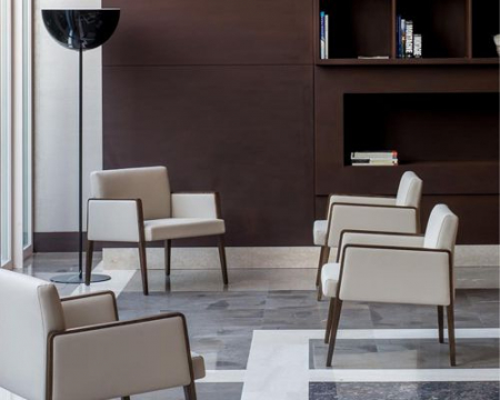 Fotoliu lounge minimalist cu cadrul din lemn - JIL 521 [5]