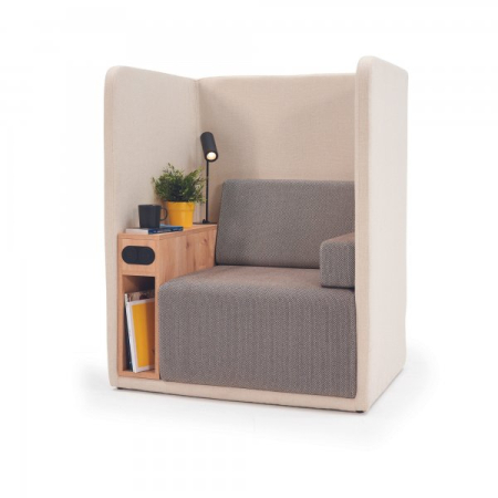 MOBILIER OFFICE - Fotoliu cu spatar fonoabsorbant pentru office si biblioteca - FAUST