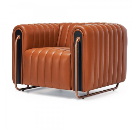 MOBILIER OFFICE - Fotoliu tapitat pentru birou in stil Neo Art Deco - LONDRA