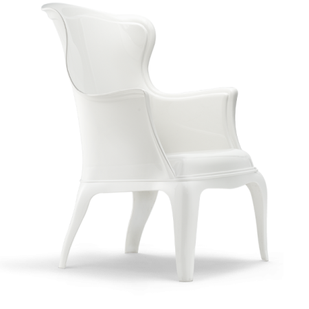 Scaune HoReCa - Fotoliu din plastic in stil baroc - PASHA 660