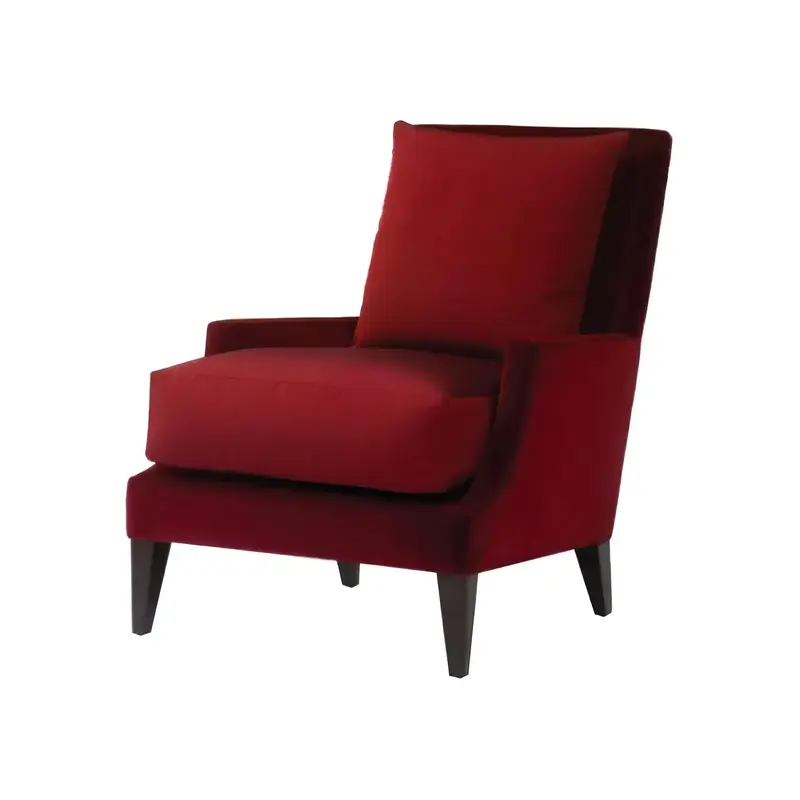 Fotolii din lemn - Fotoliu lounge cu perna detasabila in stil Mid Century - EVO_628