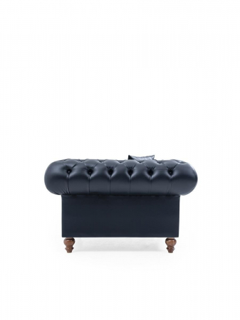 Fotoliu lounge de relaxare cu scoica tapitata tip chesterfield FIELD [7]