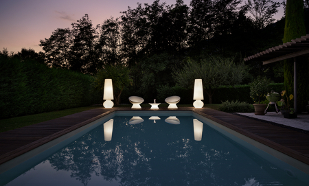 Fotoliu luminos lounge scultural pentru exterior luminos - FADE RELAX [4]
