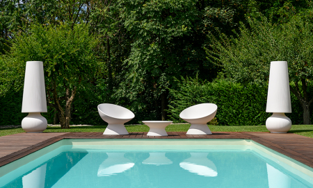 Fotoliu luminos lounge scultural pentru exterior luminos - FADE RELAX [3]