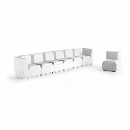 Modul coltar canapea din plastic in stil minimalist geometric - BIG CUT Corner [1]