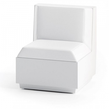 Fotolii din plastic - Fotoliu / modul canapea din plastic in stil minimalist geometric - BIG CUT Module