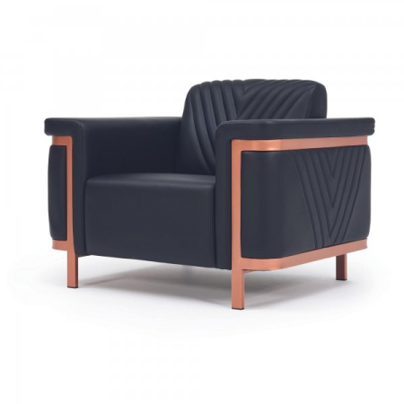 MOBILIER OFFICE - Fotoliu sala de asteptare in stil luxury art deco - OTHELLO
