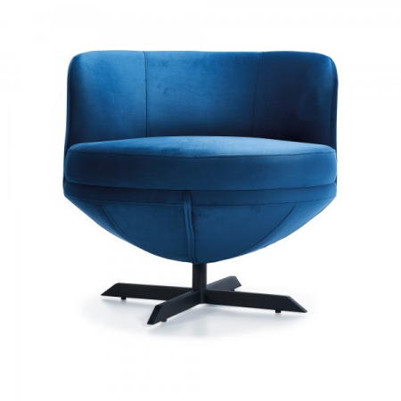 Fotoliu sala de asteptare in stil retro cu catru metalic - PETRUS [4]