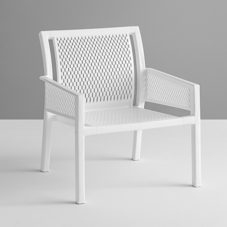 Fotolii din plastic - Fotoliu lounge din plastic pentru terasa - GRAND MINUSH