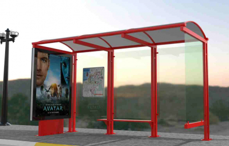 Statii de Autobuz - FULYA Mobilier urban stradal Statii de autobuz din metal vopsit