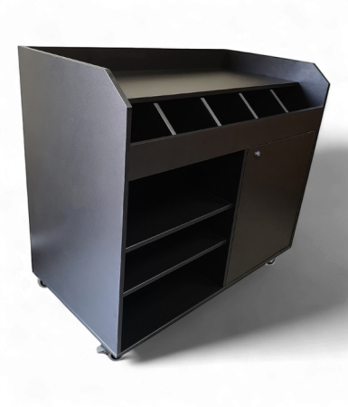 Gheridon cu roti pivotante pentru restaurant - 3002 [1]