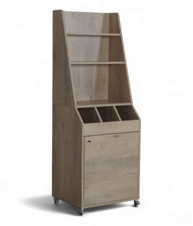 MOBILIER HORECA - Gheridon pentru restaurant cu sertare si polite - 3001