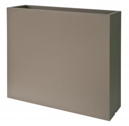 Jardiniera din plastic cu roti incluse pentru terasa - KUBE HIGH [2]