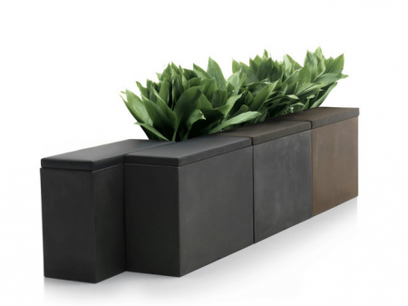 Jardiniera luminoasa din plastic pentru exterior KADO [2]