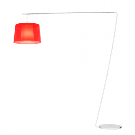 Lampadare - Lampa cu dublu abajur si cadru metalic L001T/BA
