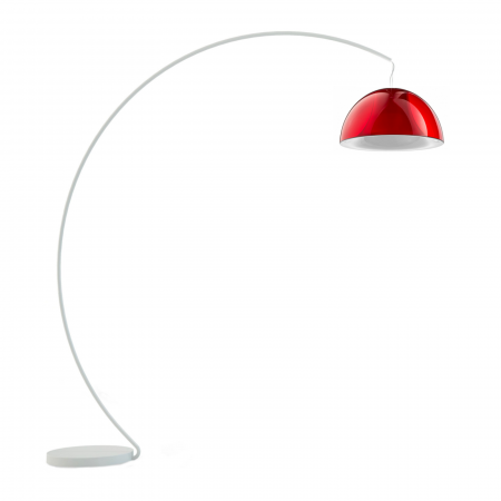 Lampa de podea cu picior arc si abajur din policarbonat L002T/BA [9]