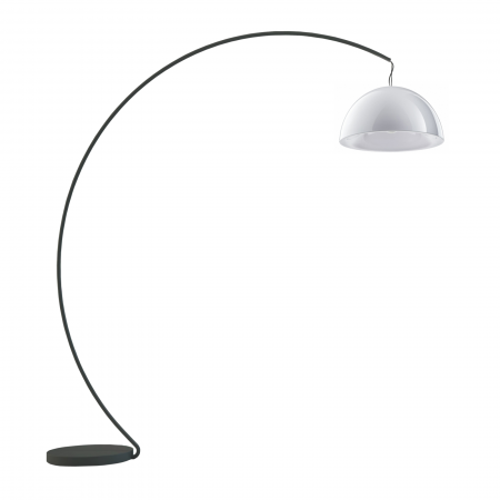 Lampa de podea cu picior arc si abajur din policarbonat L002T/BA [15]
