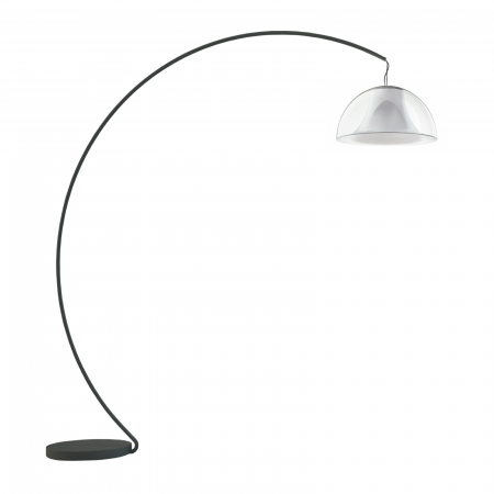 Lampa de podea cu picior arc si abajur din policarbonat L002T/BA [13]